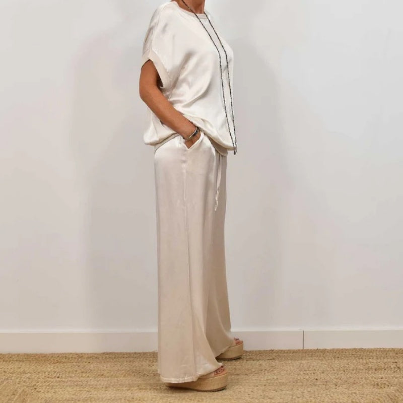 Zerina | Zeitloses Satin-Set für besondere Anlässe