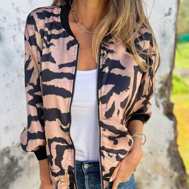 Madelynn™ | Damen-Bomberjacke mit praktischem Reißverschluss