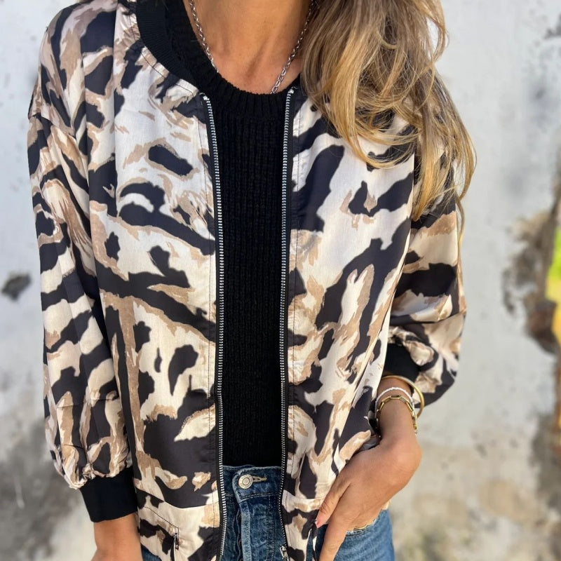 Madelynn™ | Damen-Bomberjacke mit praktischem Reißverschluss