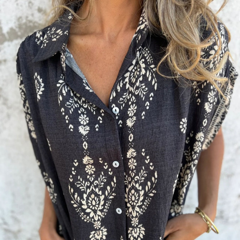 Bailey | Bequemes Kleid mit kurzem Arm und praktischen Taschen