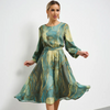 Alma™ | Elegantes vergoldetes Kleid mit Farbverlauf