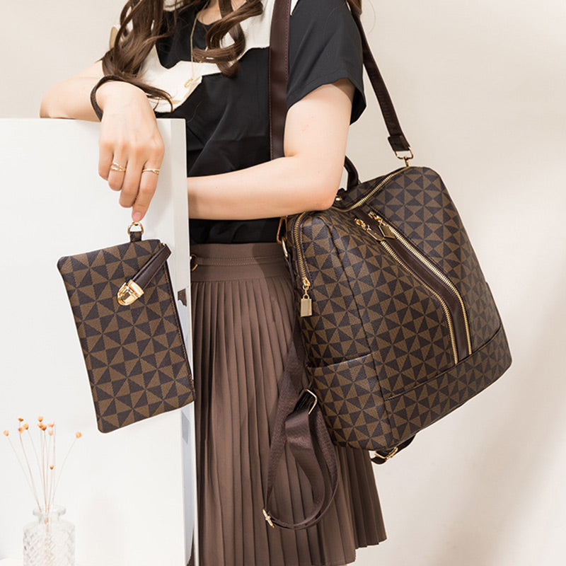 Audrey | Praktischer Rucksack und Handtasche mit viel Stauraum