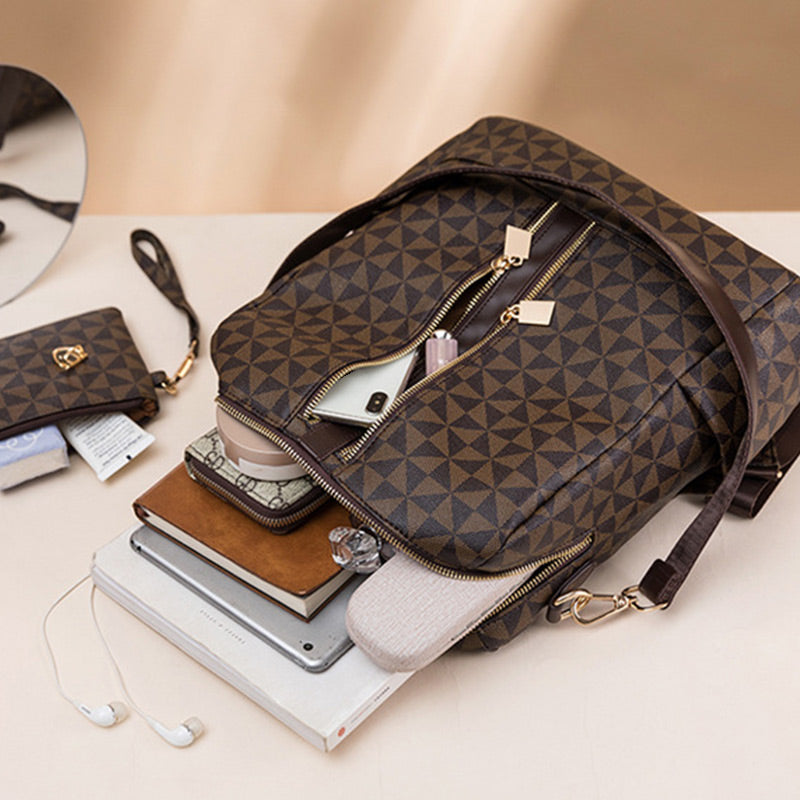 Audrey | Praktischer Rucksack und Handtasche mit viel Stauraum