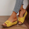 Cira | Bequeme Slipper-Sandalen mit Blumenmuster