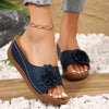 Cira | Bequeme Slipper-Sandalen mit Blumenmuster