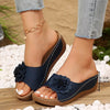 Cira | Bequeme Slipper-Sandalen mit Blumenmuster