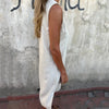 Cassie | Ärmelloses Minikleid mit Button-Down-Ausschnitt
