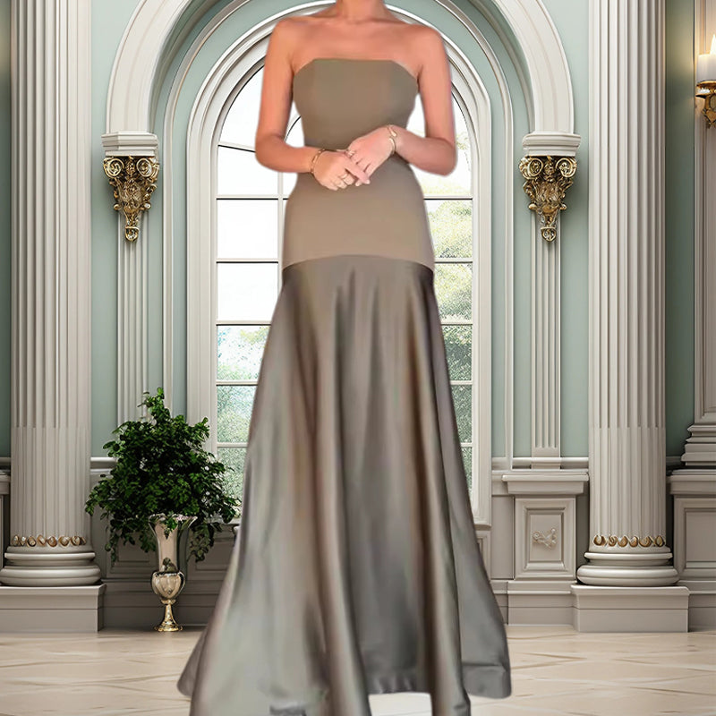 Luna | Feminines Off-Shoulder-Kleid mit fließendem Schnitt