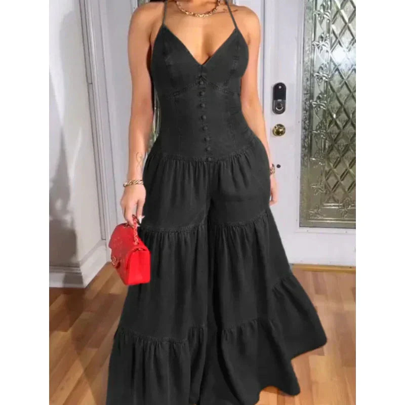 Summer | Elegante Neckholder-Kombi für Damen mit V-Ausschnitt