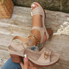 Elke | Sandalen mit Blockabsatz