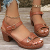 Elke | Sandalen mit Blockabsatz