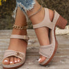 Elke | Sandalen mit Blockabsatz