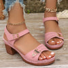 Elke | Sandalen mit Blockabsatz