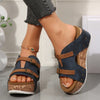 Conchita | Bequeme Keilabsatz-Plateau-Sandalen für Damen