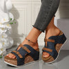 Conchita | Bequeme Keilabsatz-Plateau-Sandalen für Damen
