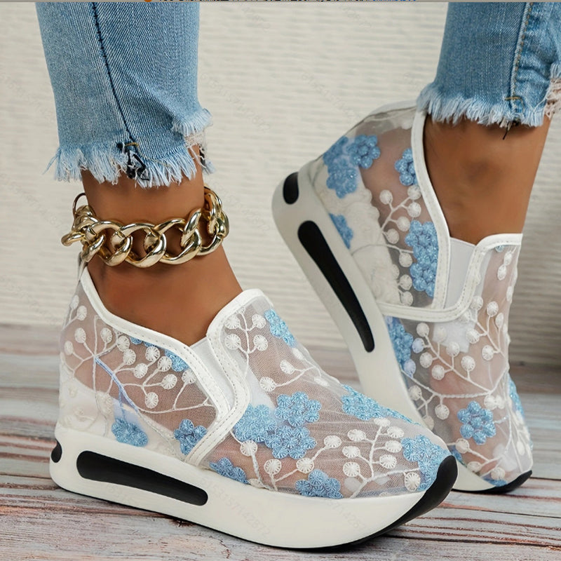 Suzette | Modische Mesh-Schuhe mit dicker, atmungsaktiver Sohle für Damen