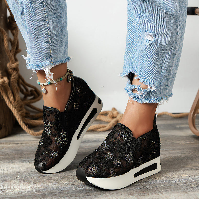 Suzette | Modische Mesh-Schuhe mit dicker, atmungsaktiver Sohle für Damen