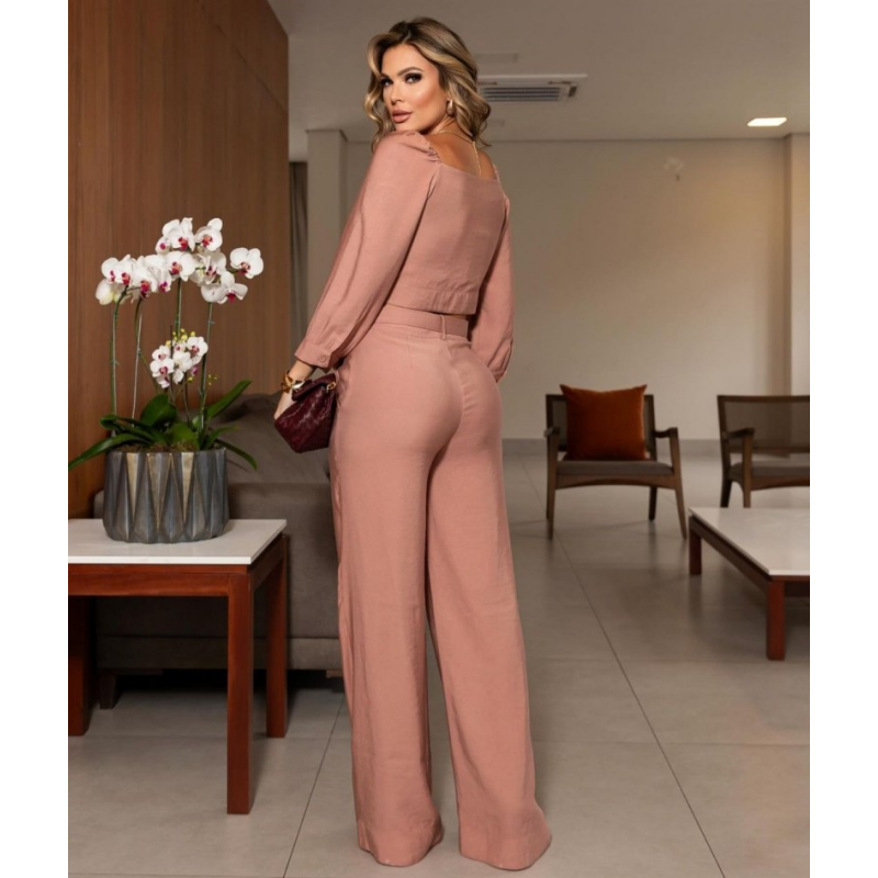 Murphy™ | Elegantes 2-teiliges Set mit Oberteil und weitem Hosenbein