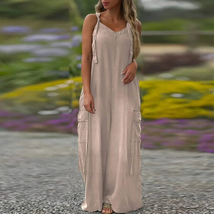 Lucah | Modischer Jumpsuit mit weitem Bein und komfortablen Taschen