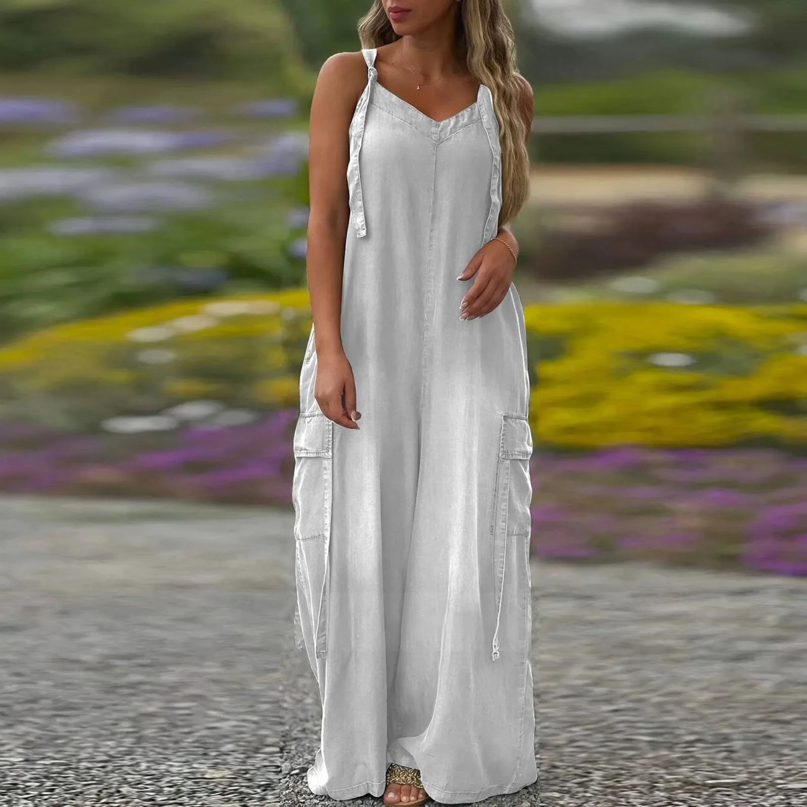 Lucah | Modischer Jumpsuit mit weitem Bein und komfortablen Taschen