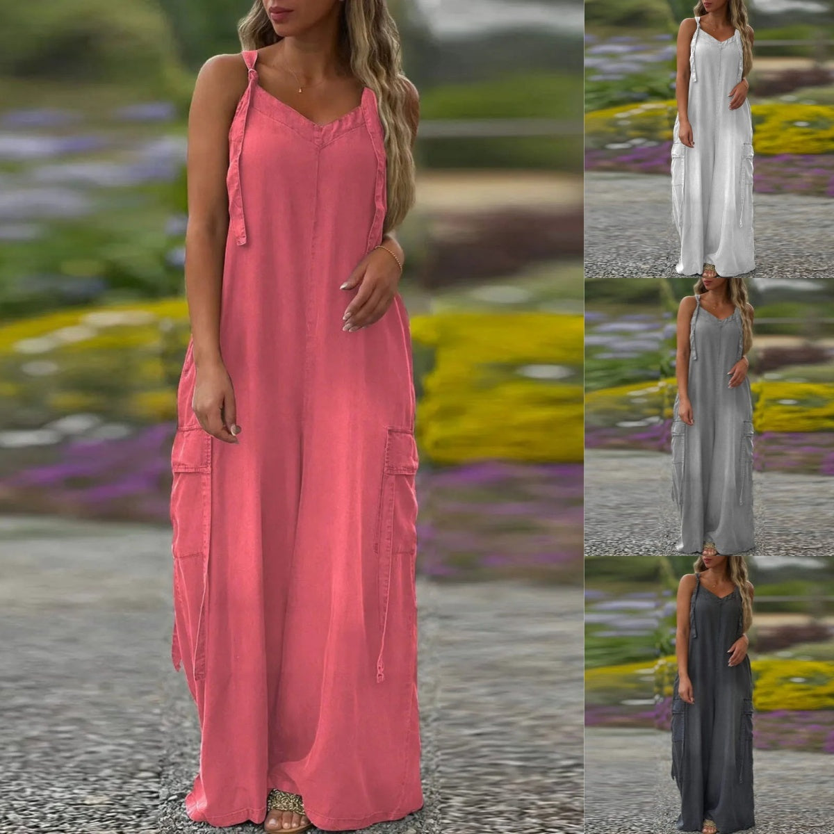 Lucah | Modischer Jumpsuit mit weitem Bein und komfortablen Taschen