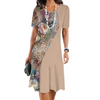 Joy | Damenkleid mit Rundhalsausschnitt und Blumendruck