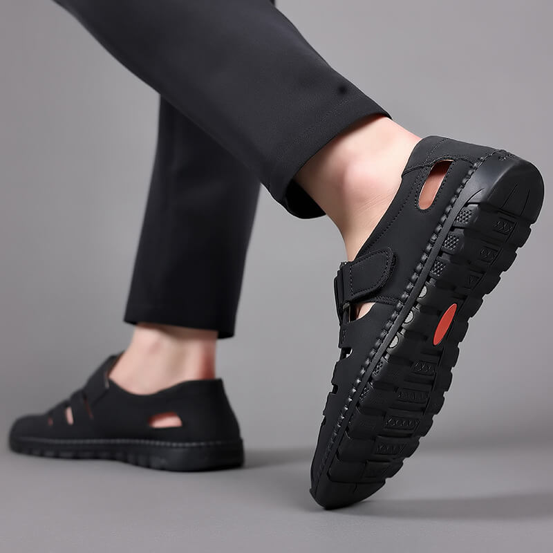 Chard | Einzigartige Ledersandalen für Männer mit verstellbaren Riemen