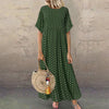 Jaeli | Boho-Maxikleid mit Tupfen