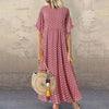 Jaeli | Boho-Maxikleid mit Tupfen