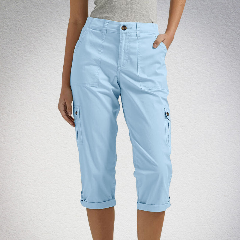 Trice | Lässige 3/4 Cargo-Hose mit Taschen