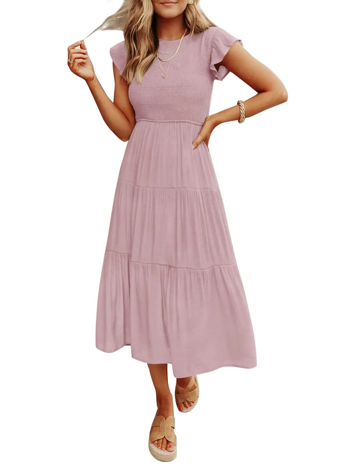 Cecelia | Stilvolles, kurzes Midikleid für Damen