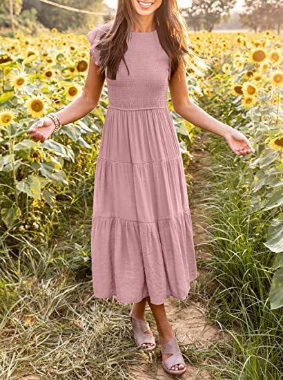 Cecelia | Stilvolles, kurzes Midikleid für Damen