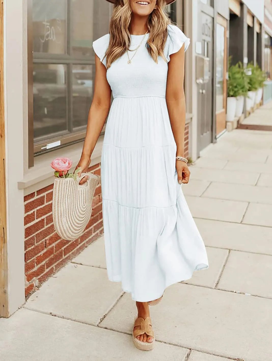 Cecelia | Stilvolles, kurzes Midikleid für Damen