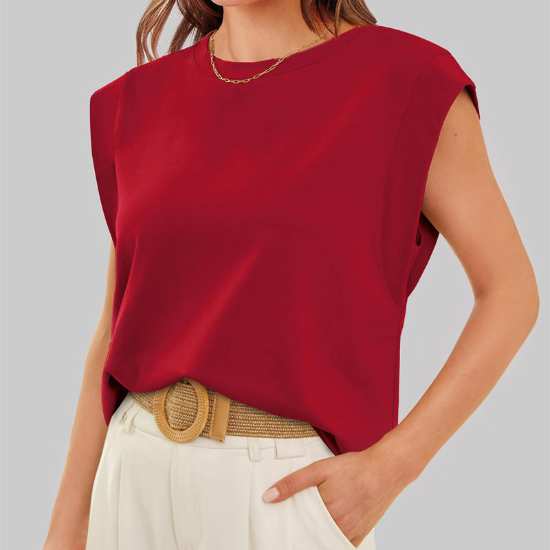 Mary | Modisches ärmelloses T-shirt für Damen