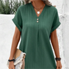 Gracelyn | Monochromes Kleid mit V-Ausschnitt