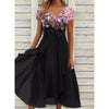 Brooke | stilvolles Kleid mit V-Ausschnitt und modernem Druck