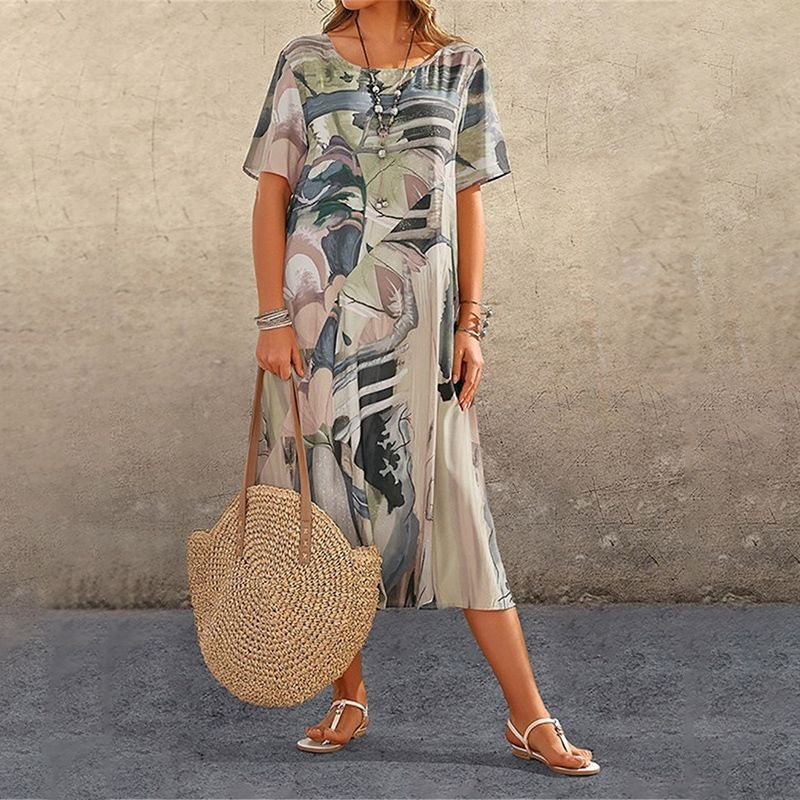 Chloe | tropisches Kleid in leuchtenden Farben für den Sommer