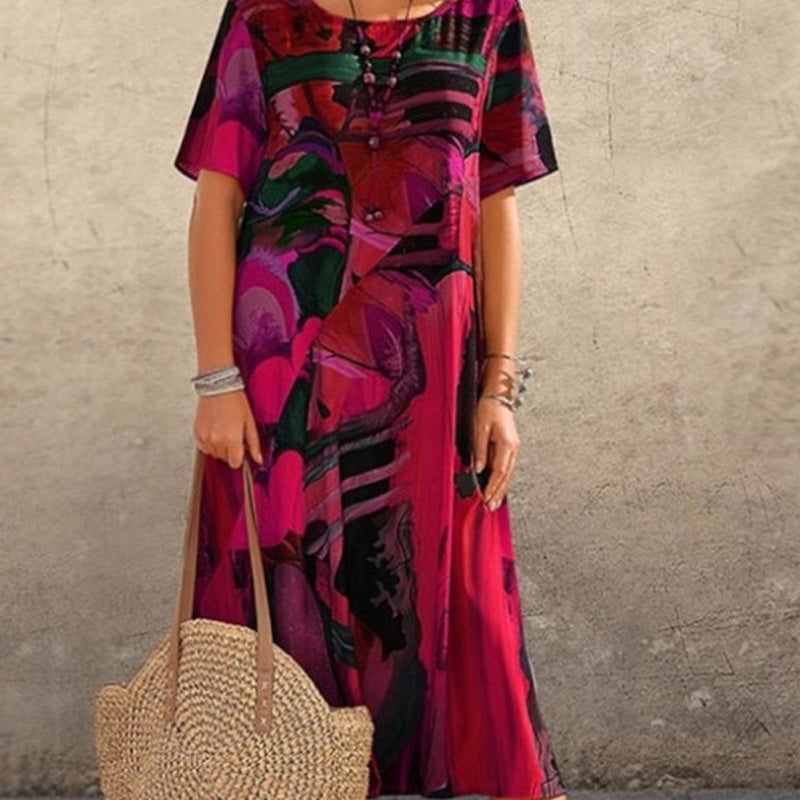 Chloe | tropisches Kleid in leuchtenden Farben für den Sommer