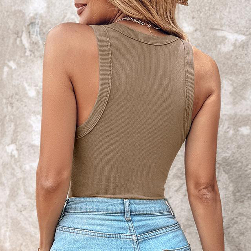 Nica | Geripptes Tanktop mit Bügel-BH