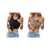 Nica | Geripptes Tanktop mit Bügel-BH