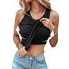 Nica | Geripptes Tanktop mit Bügel-BH
