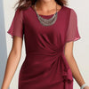 Poppy | elegantes einfarbiges Kleid für Damen