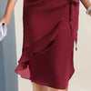 Poppy | elegantes einfarbiges Kleid für Damen