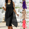 Naomi | trendiges Mesh-Kleid für Damen im asymmetrischen Stil