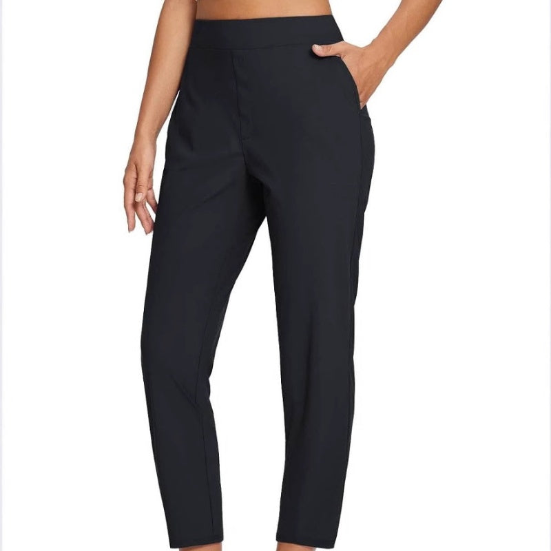 Sydney | zeitlose hoch taillierte Hose mit flexiblem Gummizug für den Alltag