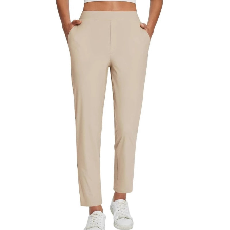 Sydney | zeitlose hoch taillierte Hose mit flexiblem Gummizug für den Alltag