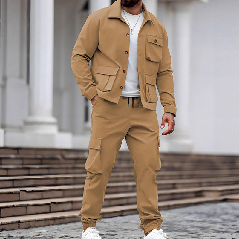 Ryan | Zweiteiliges Retro-Set mit Cargohose