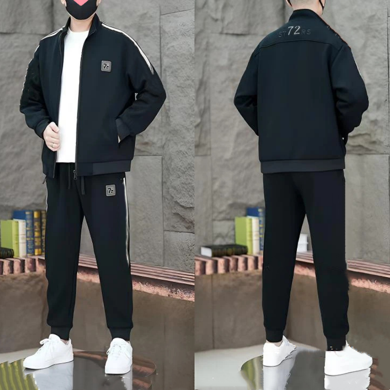 Ramon | Gestreiftes Herren-Trainingsset