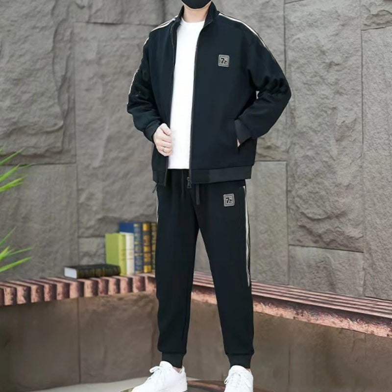 Ramon | Gestreiftes Herren-Trainingsset