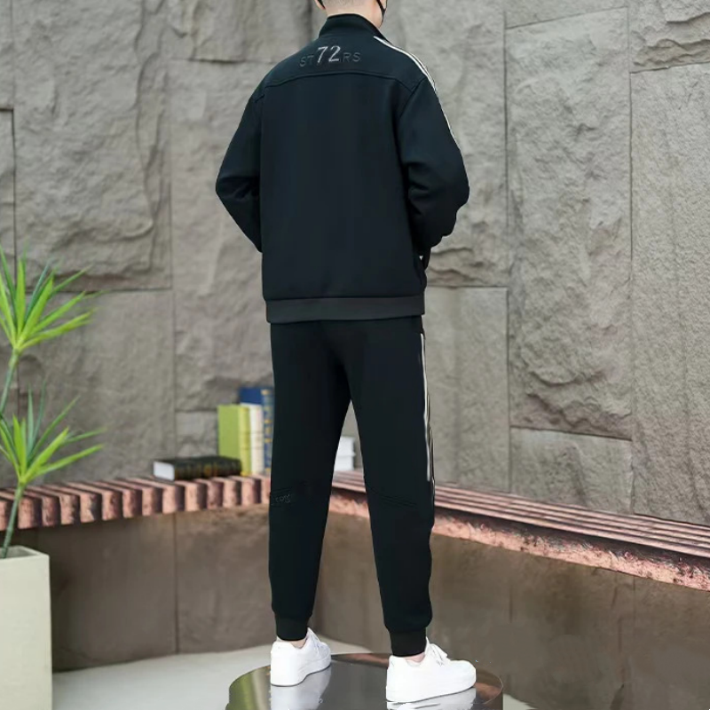 Ramon | Gestreiftes Herren-Trainingsset